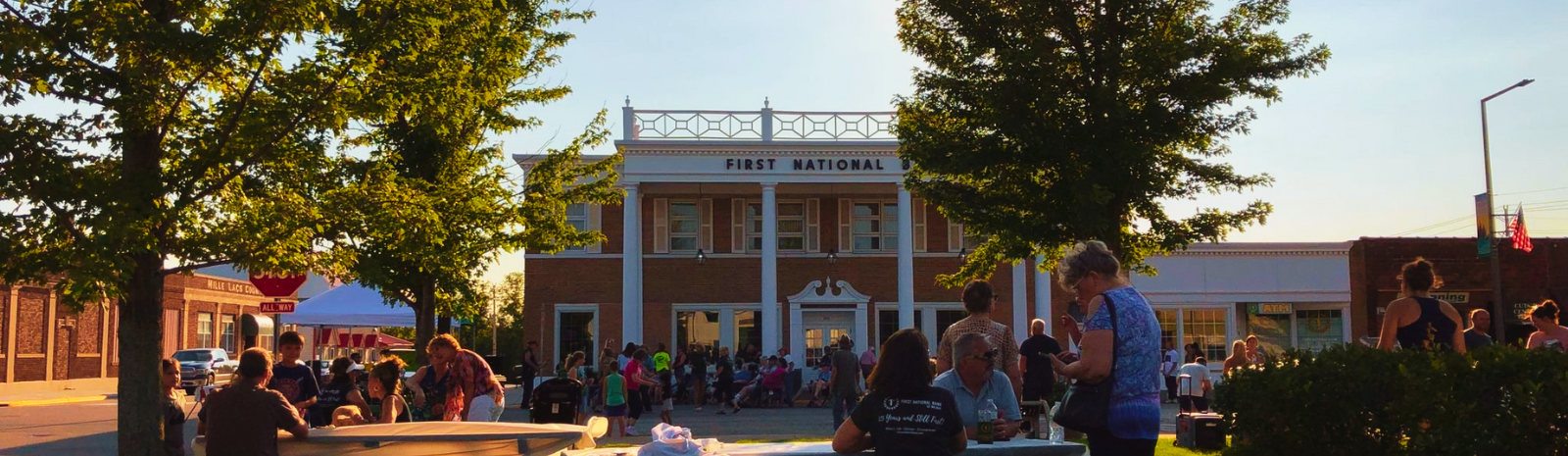 Milaca branch during the 125th Anniversary Community Porkchop Dinner